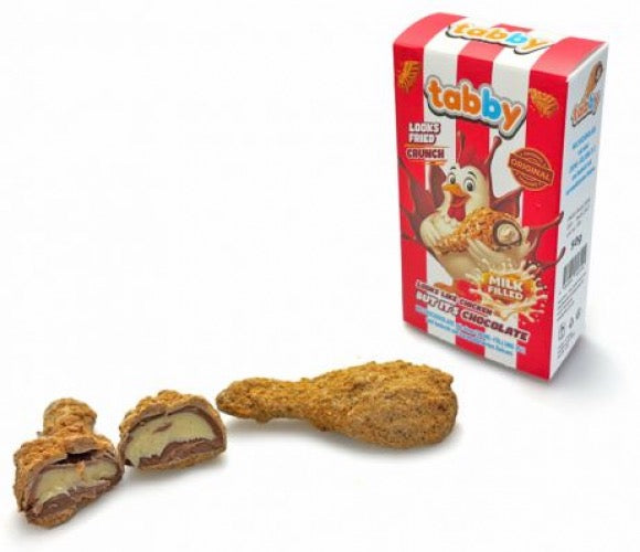 Tabby Poulet en chocolat 50 gr.