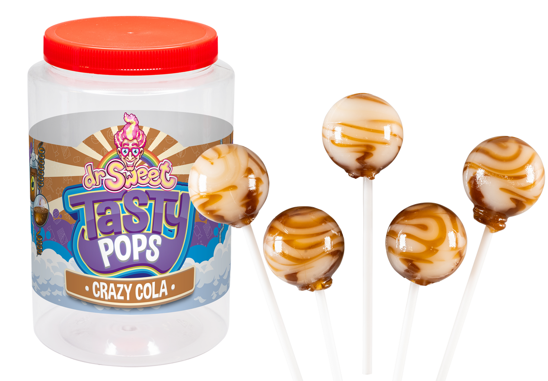 Dr. Sweet Tasty Pop Crazy Cola 28 gr.