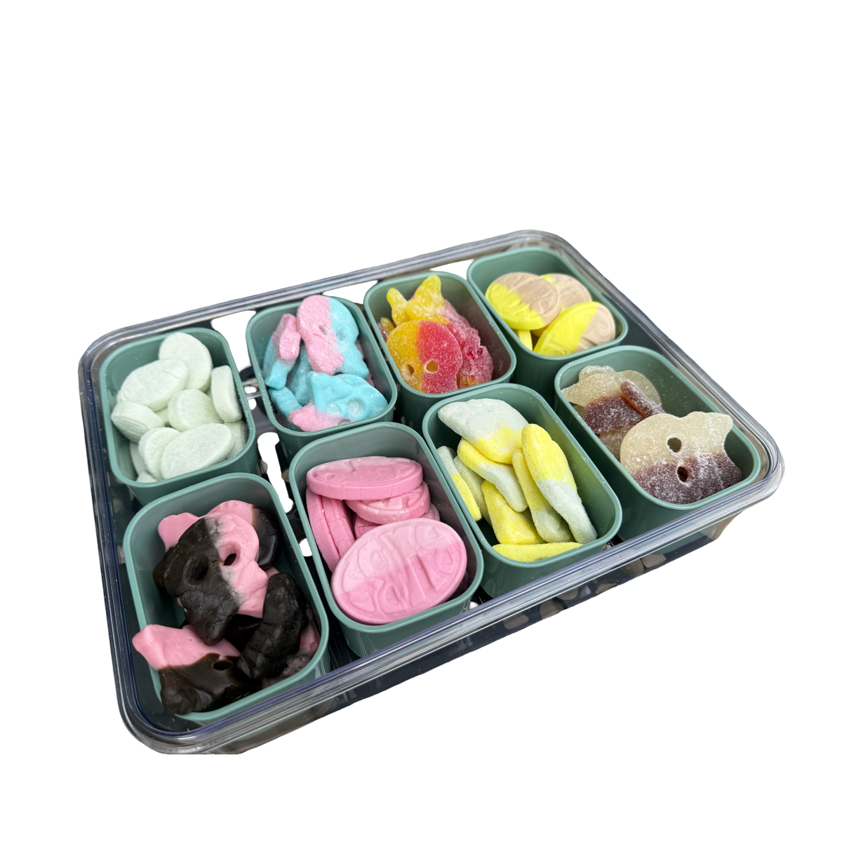 Boîte de snacks avec Bonbons Bubs 1 kg