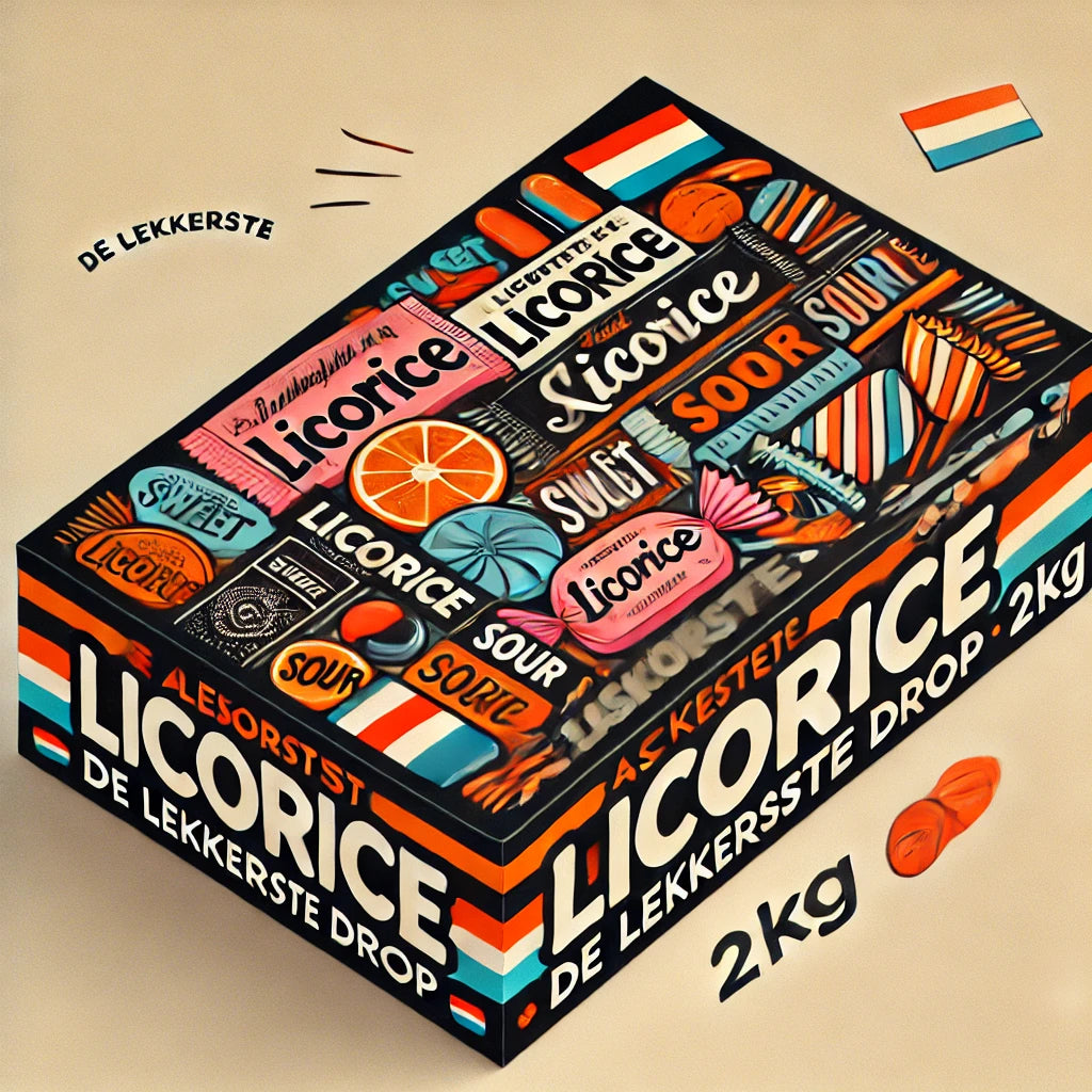 Mega Licorice Candy Box 2kg
