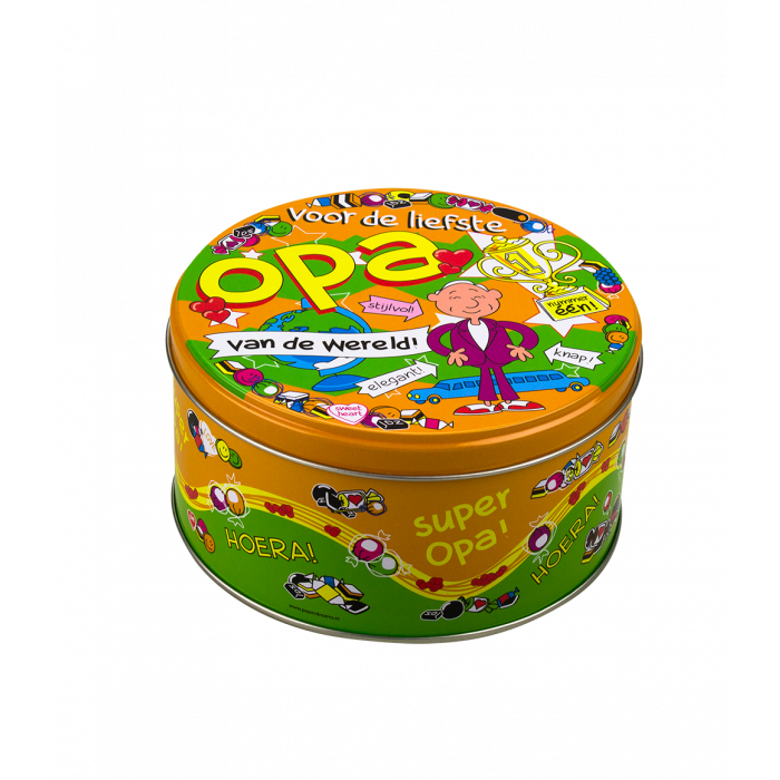 Filled Candy Tin Grandpa and 500 Grams