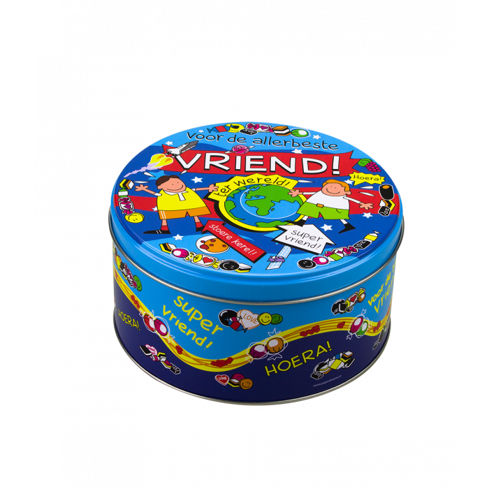 Filled Candy Tin Friend and 500 Grams
