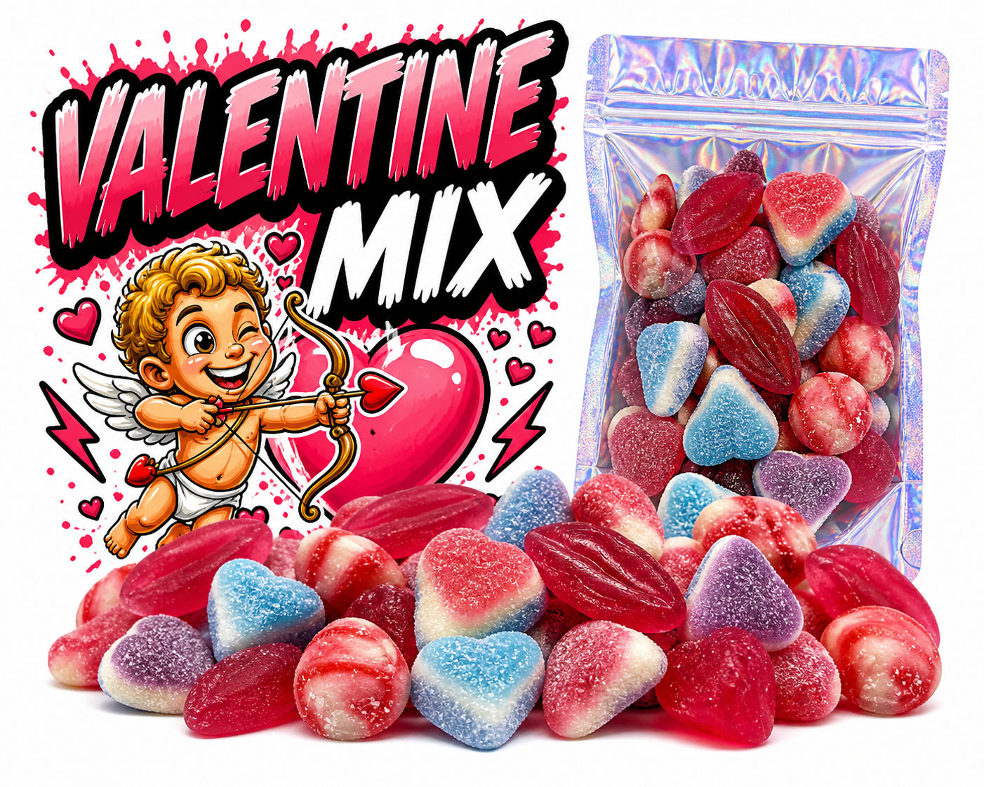 Mix Saint-Valentin sucré