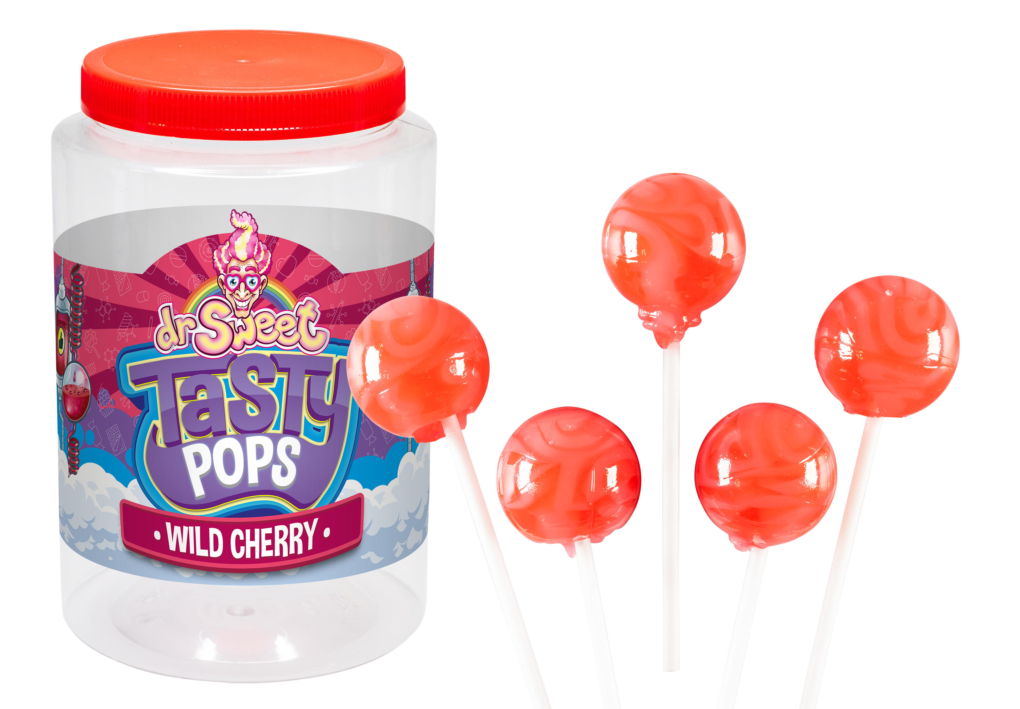 Swigle Pop Mini pastèque 50 pièces