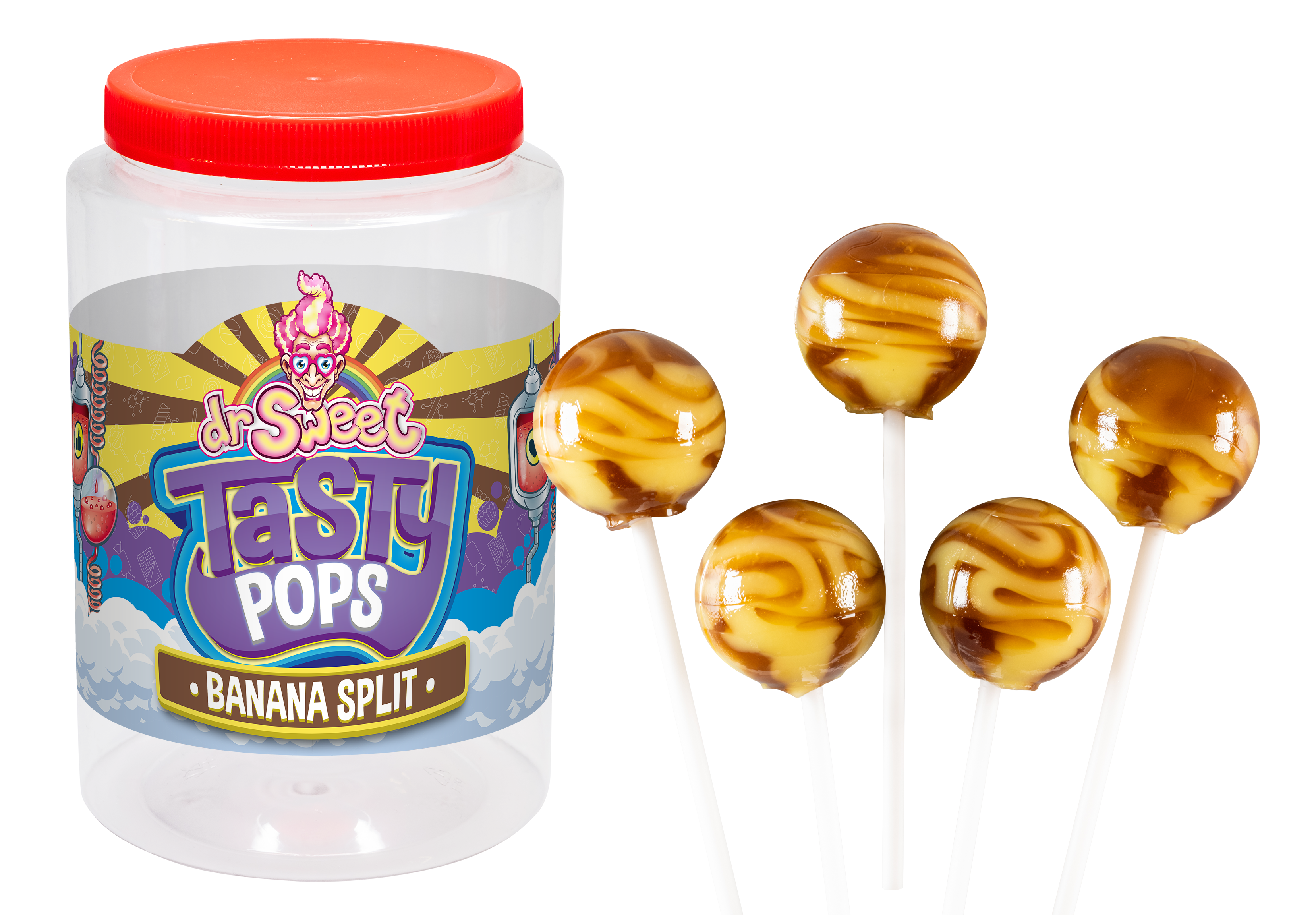 Swigle Pop Mini pastèque 50 pièces