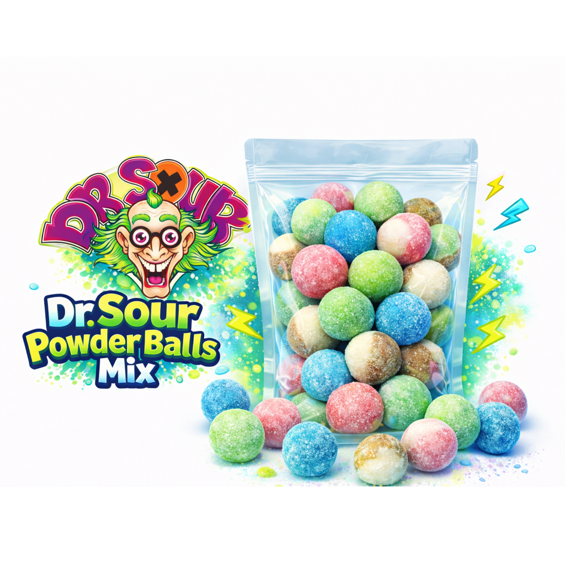 Dr. Sour Mélange de Boules de Poudre 1kg