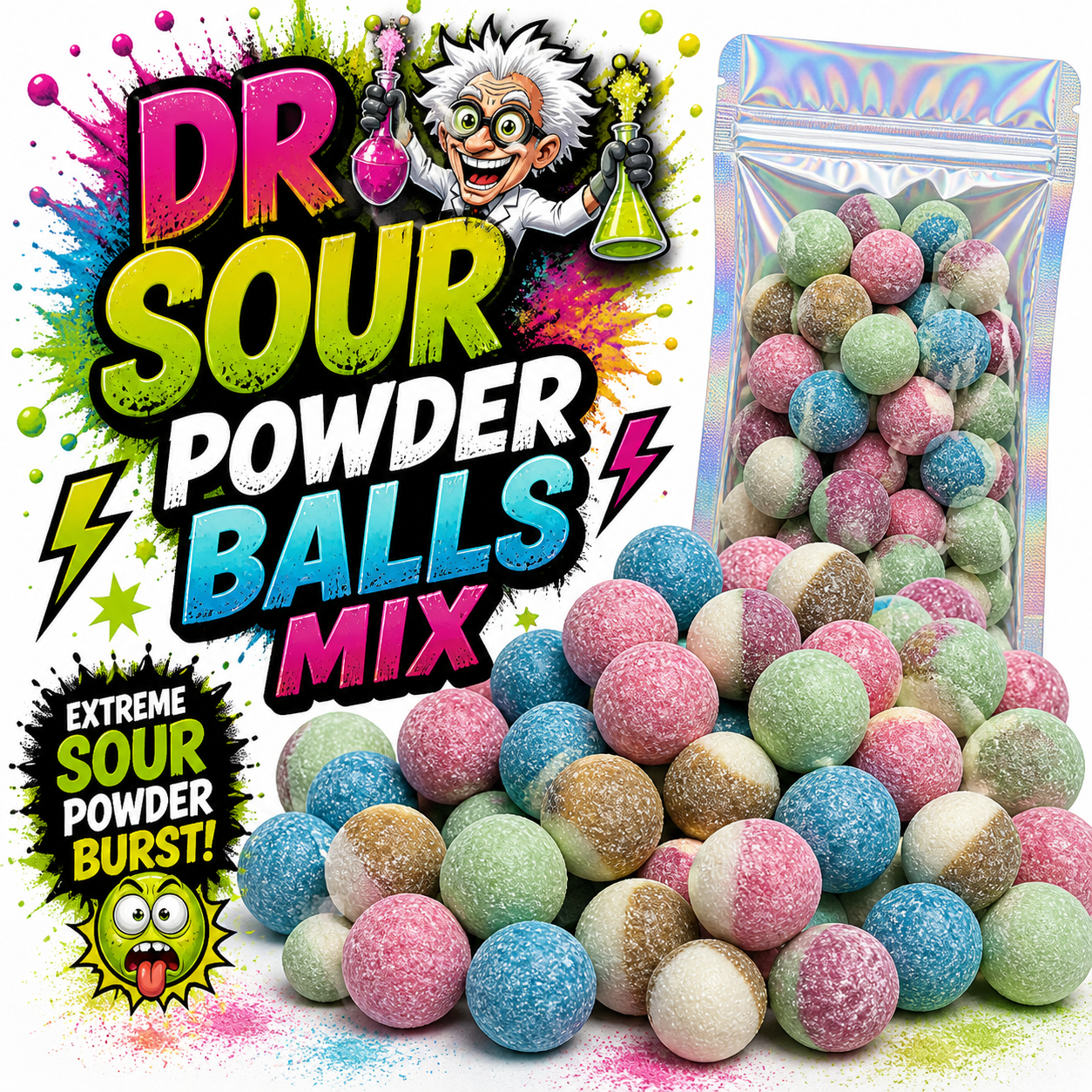 Dr. Sour Mix de billes en poudre