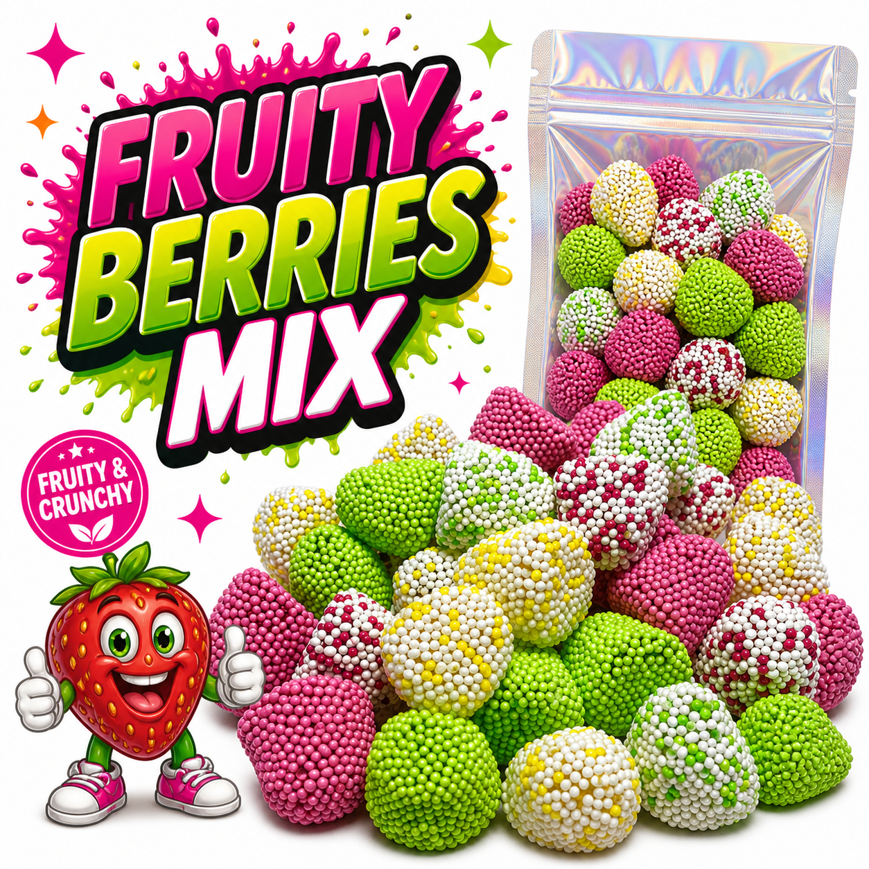 Mix de baies sucrées et fruitées