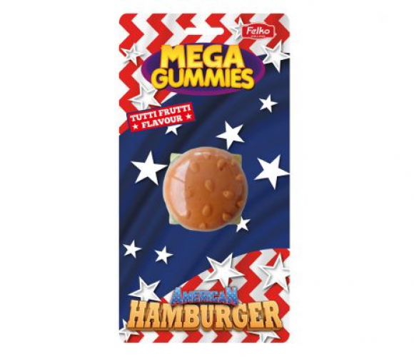 Mega Gummies Hamburger Américain 120 grammes