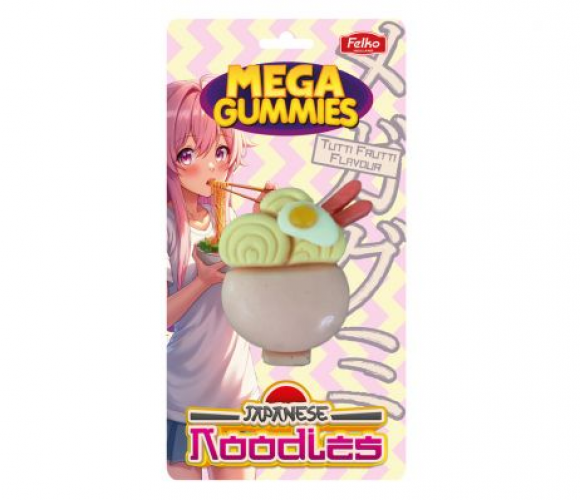 Mega Gummies Japanese Noodles 120 gram