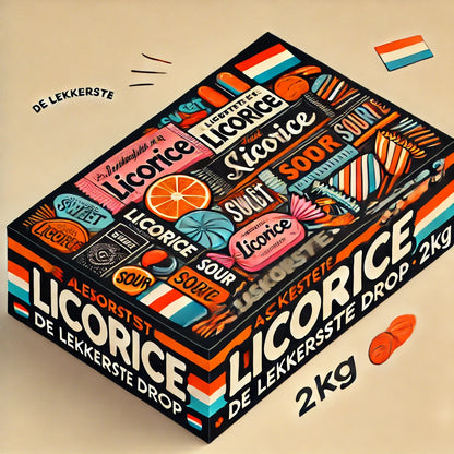 Mega Licorice Candy Box 2kg