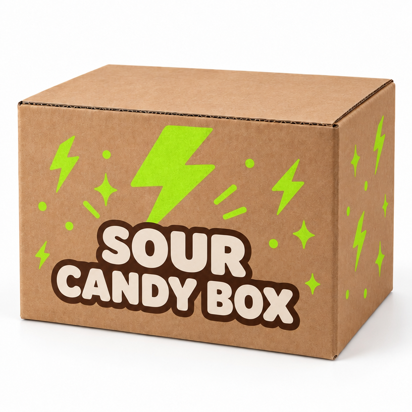 Boîte de Bonbons Mystère Acidulée