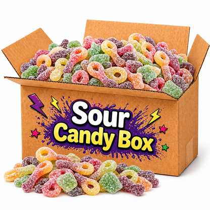 Boîte de bonbons acidulés 2kg