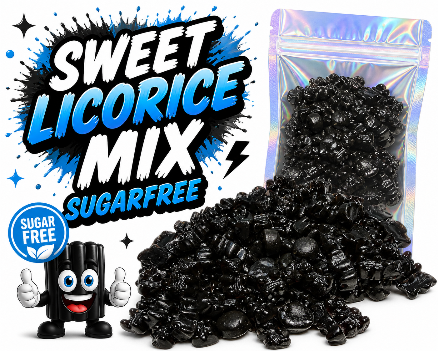 Mix de Réglisse douce sans sucre